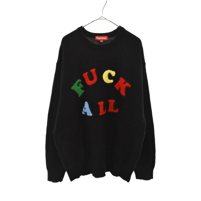 SUPREME シュプリーム 21SS Jamie Reid Fuck All Sweater ジェイミーリードファックオールセーター ブラック