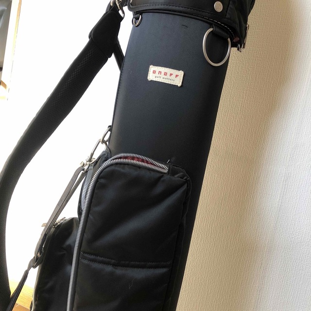 Onoff(オノフ)のオノフ　キャディーバック  ブラック スポーツ/アウトドアのゴルフ(バッグ)の商品写真