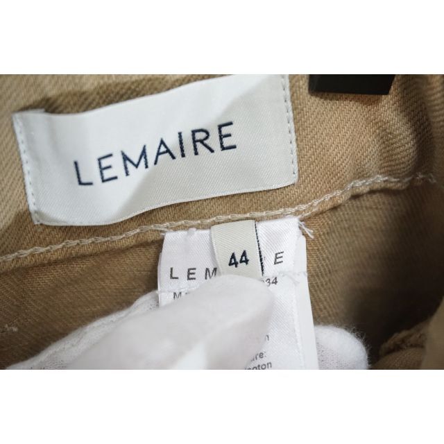 あす楽対応】 美品20SS LEMAIRE 1217M△ 茶 パンツ レッグ ワイド