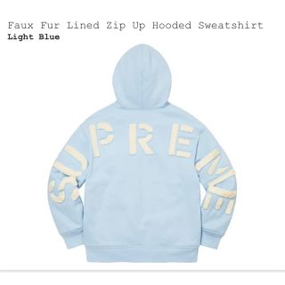 シュプリーム(Supreme)の【L】Supreme Faux Fur Lined Zip Up Hooded(パーカー)