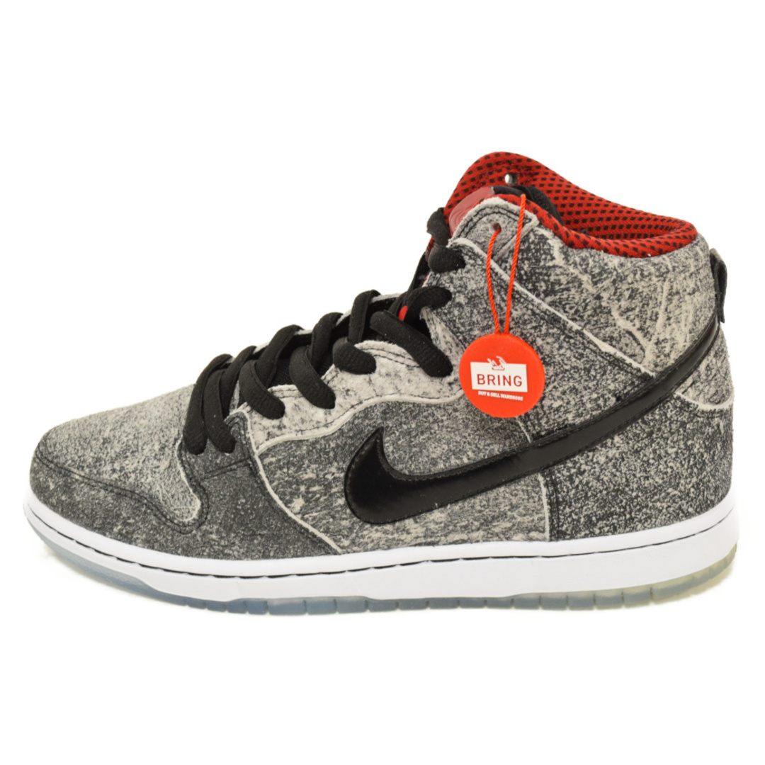 NIKE ナイキ 14年製 DUNK HIGH PREMIUM SB SALT STAIN 313171-024 ダンクハイ プレミアム エスビー ハイカットスニーカー ソルトステイン US9.5 グレー