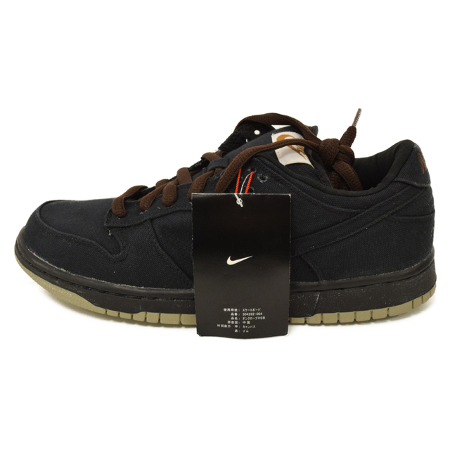 NIKE(ナイキ)のNIKE ナイキ ×CARHARTT DUNK LOW PRO SB 304292-004 ダンク ロウ エスビー カーハート ローカットスニーカー US9 ブラック メンズの靴/シューズ(スニーカー)の商品写真