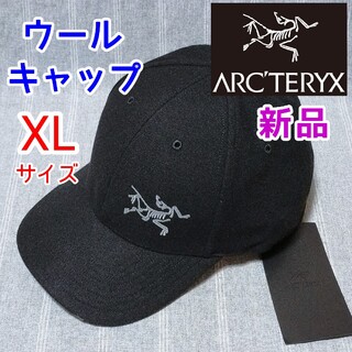 アークテリクス(ARC'TERYX)のアークテリクス　ウールキャップ　黒色　帽子　ブラック　アウトドア　レアカラー(キャップ)