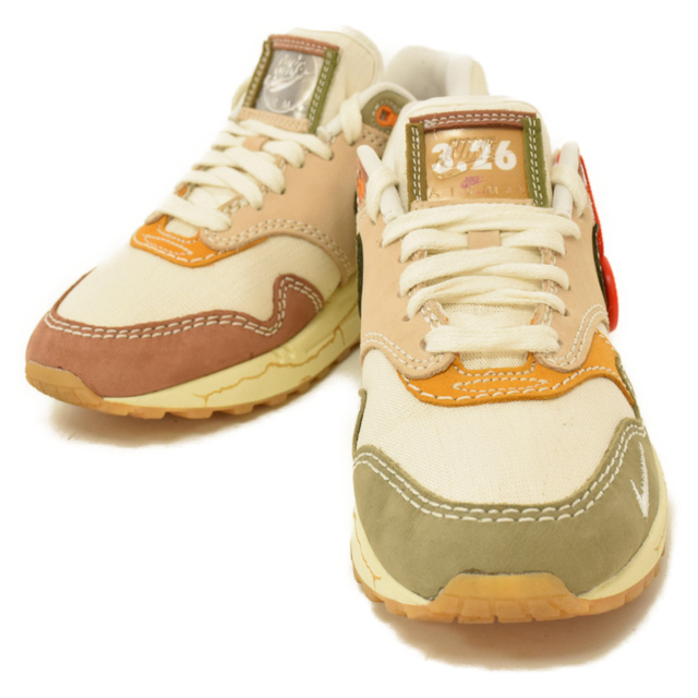 277センチワイズNIKE ナイキ Air Max 1 Premium Wabi-Sabi エアマックス1プレミアムワビサビ ローカットスニーカー ベージュ DQ8656-133