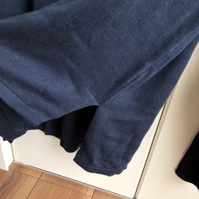 chocol raffine robe(ショコラフィネローブ)の新品タグ付き✧︎Vネック ニット ネイビー レディースのトップス(ニット/セーター)の商品写真