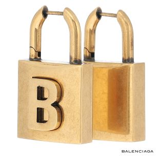 バレンシアガ(Balenciaga)の新品バレンシアガBALENCIAGAロックピアス Lock earrings(ピアス)