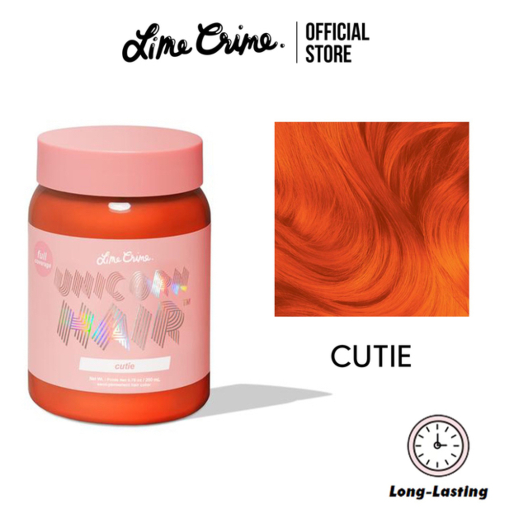 Lime Crime(ライムクライム)の値下げライムクライム Unicorn Hair cutie オレンジ ヘアカラー コスメ/美容のヘアケア/スタイリング(カラーリング剤)の商品写真