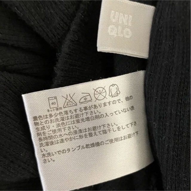 UNIQLO(ユニクロ)のUNIQLO ハイネックニット　110 キッズ/ベビー/マタニティのキッズ服女の子用(90cm~)(Tシャツ/カットソー)の商品写真