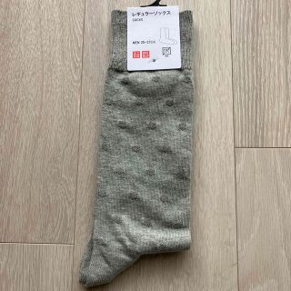 ユニクロ(UNIQLO)のユニクロ　レギュラーソックス　グレー②(ソックス)