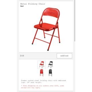 Supreme - Supreme Metal Folding Chair #椅子 #シュプリームの通販 by