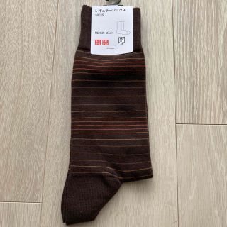 ユニクロ(UNIQLO)のユニクロ　レギュラーソックス　ダークブラウン(ソックス)