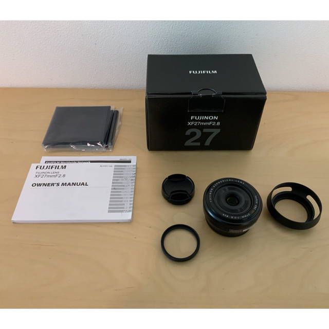FUJINON XF 27mm f2.8 富士フイルムフィルター付き - レンズ(単焦点)
