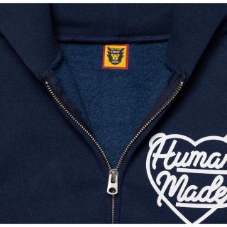 HUMAN MADE HEART ZIP-UP SWEAT HOODIE