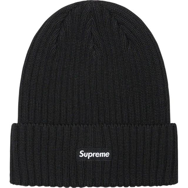 Supreme Overdyed Beanie ビーニー ニット帽 ブラック