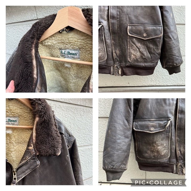 L.L.Bean(エルエルビーン)の80s 90s USA古着 エルエルビーン フライトジャケット vintage メンズのジャケット/アウター(フライトジャケット)の商品写真