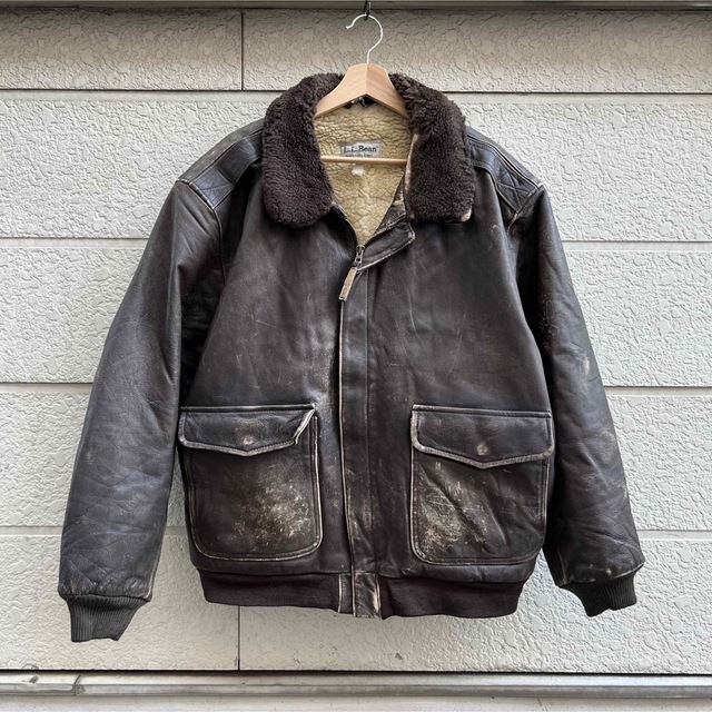 L.L.Bean(エルエルビーン)の80s 90s USA古着 エルエルビーン フライトジャケット vintage メンズのジャケット/アウター(フライトジャケット)の商品写真