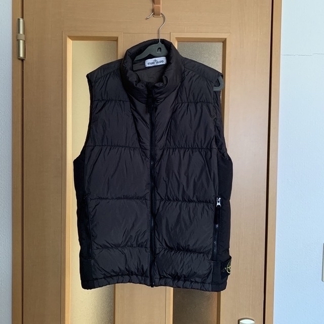 STONE ISLAND garment dyed down vest S