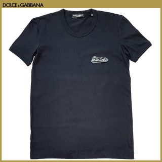 ドルチェアンドガッバーナ(DOLCE&GABBANA)の新品ドルチェ＆ガッバーナDOLCE&GABBANAクルーネックTシャツ黒＃38(Tシャツ(半袖/袖なし))