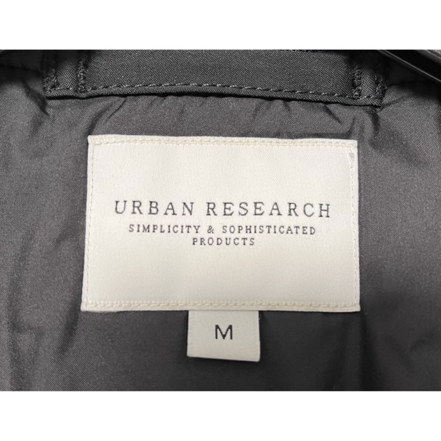 URBAN RESEARCH(アーバンリサーチ)の【美品・着用回数少】URBAN RESEARCH MA1ジャケット ブラック M メンズのジャケット/アウター(ブルゾン)の商品写真