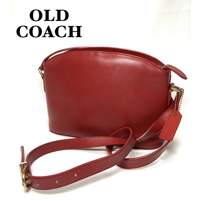 【美品・希少】COACH オールドコーチ　ショルダーバッグ　イタリア製　4405