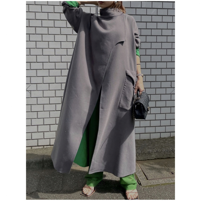 Ameri VINTAGE(アメリヴィンテージ)のぐりん様専用‼️REVERSIBLE STAND COLLAR COAT レディースのジャケット/アウター(トレンチコート)の商品写真