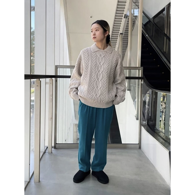 〈H〉2022AW｜WOOL CASHMERE FISHERMAN’S KNIT