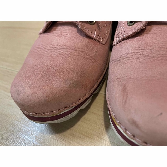 ティンバーランド　レディース　ブーツ　ピンク　23cm レディースの靴/シューズ(ブーツ)の商品写真