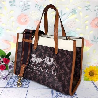 【お値下げ中】 コーチ トートバッグ COACH ショルダーバッグ 大容量