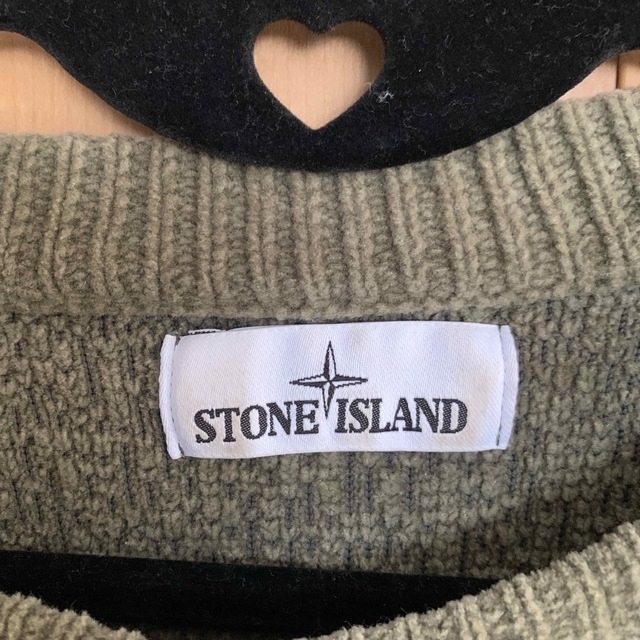 STONE ISLAND(ストーンアイランド)のSTONE ISLAND knit sweater M olive セーター メンズのトップス(ニット/セーター)の商品写真