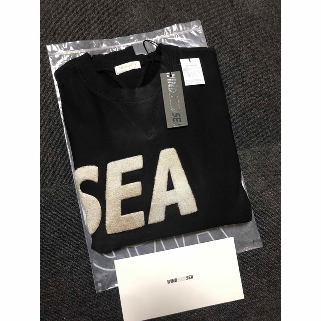 WIND AND SEA SEA DAMAGED CREW NECK