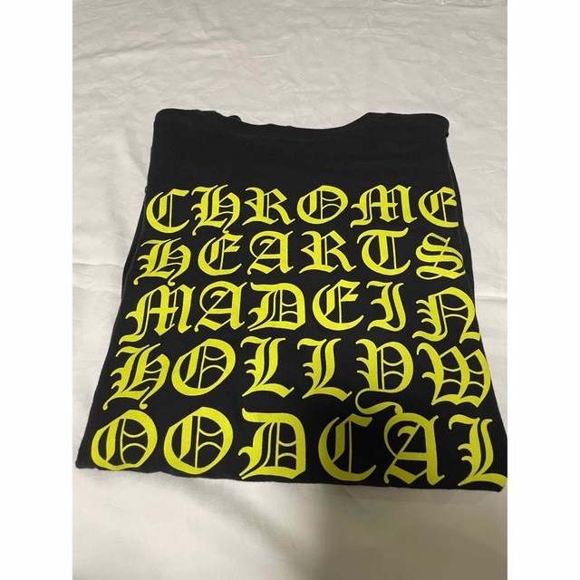 クロムハーツ NEON YELLOW BACK PRINT L/S TEE！ 男性に人気！ 21360円