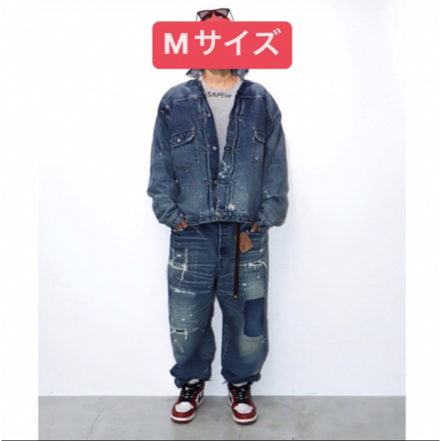 SALE】 新品 Mサイズ - Supreme SAPEUR デニムジャケット HAMADA