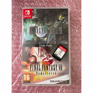 新品 ff7 ff8 ツインパック リマスタード　Switch 日本語対応