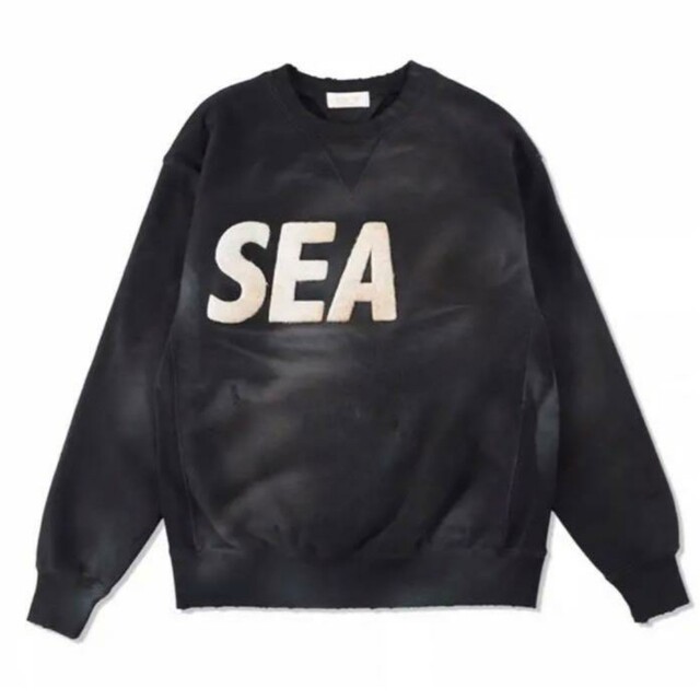 WIND AND SEA DAMAGED CREW NECK XL