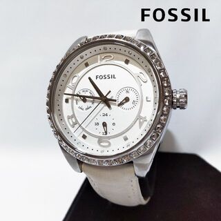 ポールスミス(Paul Smith)のFOSSIL フォッシル 腕時計 レディース 白文字盤 可動品 動作中(腕時計)