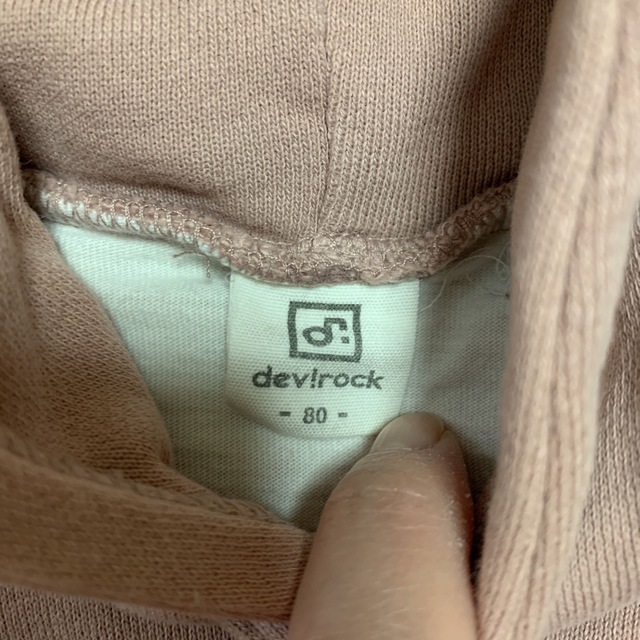 DEVILOCK(デビロック)のdev!rock パーカー　80 キッズ/ベビー/マタニティのベビー服(~85cm)(トレーナー)の商品写真