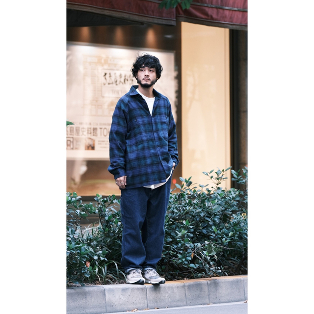 1LDK SELECT(ワンエルディーケーセレクト)のuseful things cotton flannel shirts L メンズのトップス(シャツ)の商品写真