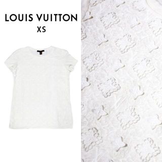 ルイヴィトン(LOUIS VUITTON)のLOUIS VUITTON モノグラム レース ニット 半袖 カットソーTシャツ(Tシャツ(半袖/袖なし))