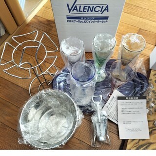VALENCIA　ピルスナー5pc.&ワインクーラーセット(食器)