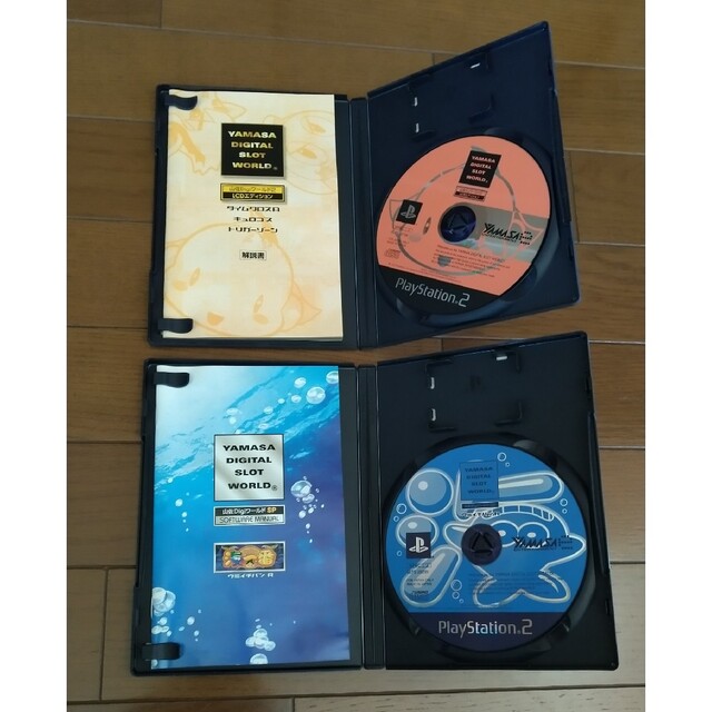 PlayStation2(プレイステーション2)の山佐デジワールド2 ／ 山佐デジワールドSP 海一番R PS2パチスロ2本セット エンタメ/ホビーのゲームソフト/ゲーム機本体(家庭用ゲームソフト)の商品写真