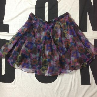 トップショップ(TOPSHOP)のトップショップ 花柄スカート(ミニスカート)