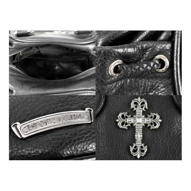 クロムハーツCHROME HEARTS■SQUIRRELY JOレザーバッグ