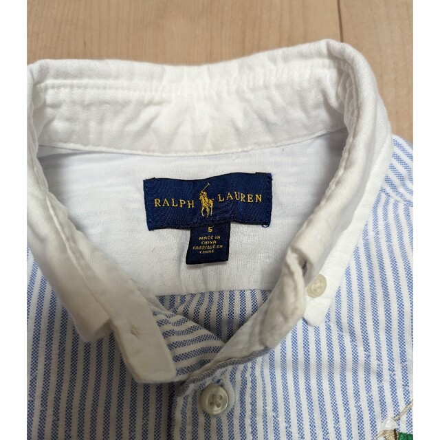 Ralph Lauren(ラルフローレン)の【RALPH  LAUREN】男の子用ワイシャツ  S キッズ/ベビー/マタニティのキッズ服男の子用(90cm~)(ブラウス)の商品写真
