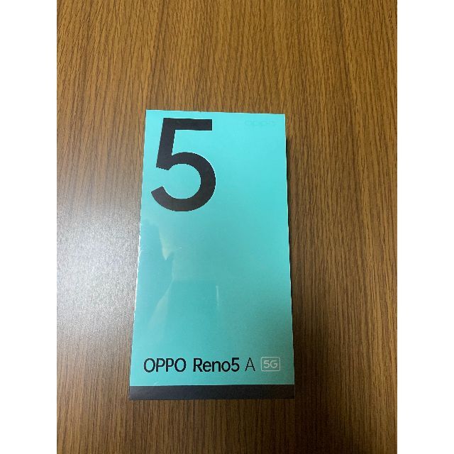 OPPO(オッポ)のOPPO Reno5 A 新品未使用 アイスブルー Y!mobile A1010 スマホ/家電/カメラのスマートフォン/携帯電話(スマートフォン本体)の商品写真