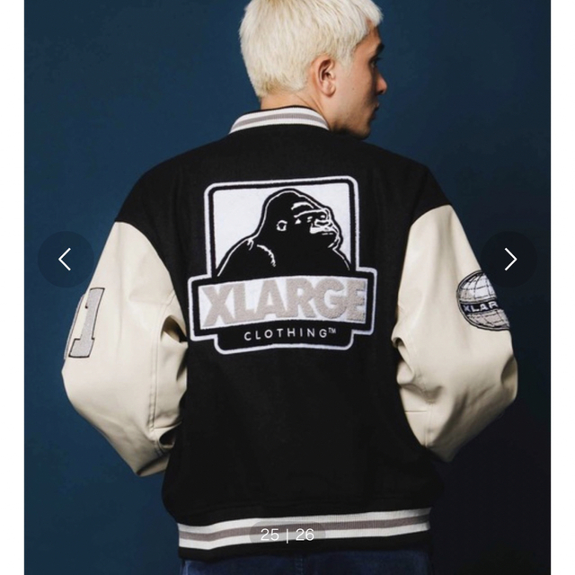 XLARGE - XLARGEエクストララージ OG VARSITY JACKETウールスタジャン