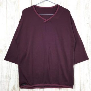 UNISEX L  アクシーズクイン ウロコシャツ Tシャツ AXESQUIN AX1747 コイロ レッド系(その他)