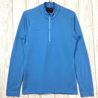 マムート(Mammut)のWOMENs M  マムート パフォーマンス サーマル ジップ ロングスリーブ PERFORMANCE Thermal Zip long Sleeve プリマロフト MAMMUT 1016-00100 ブルー系(その他)