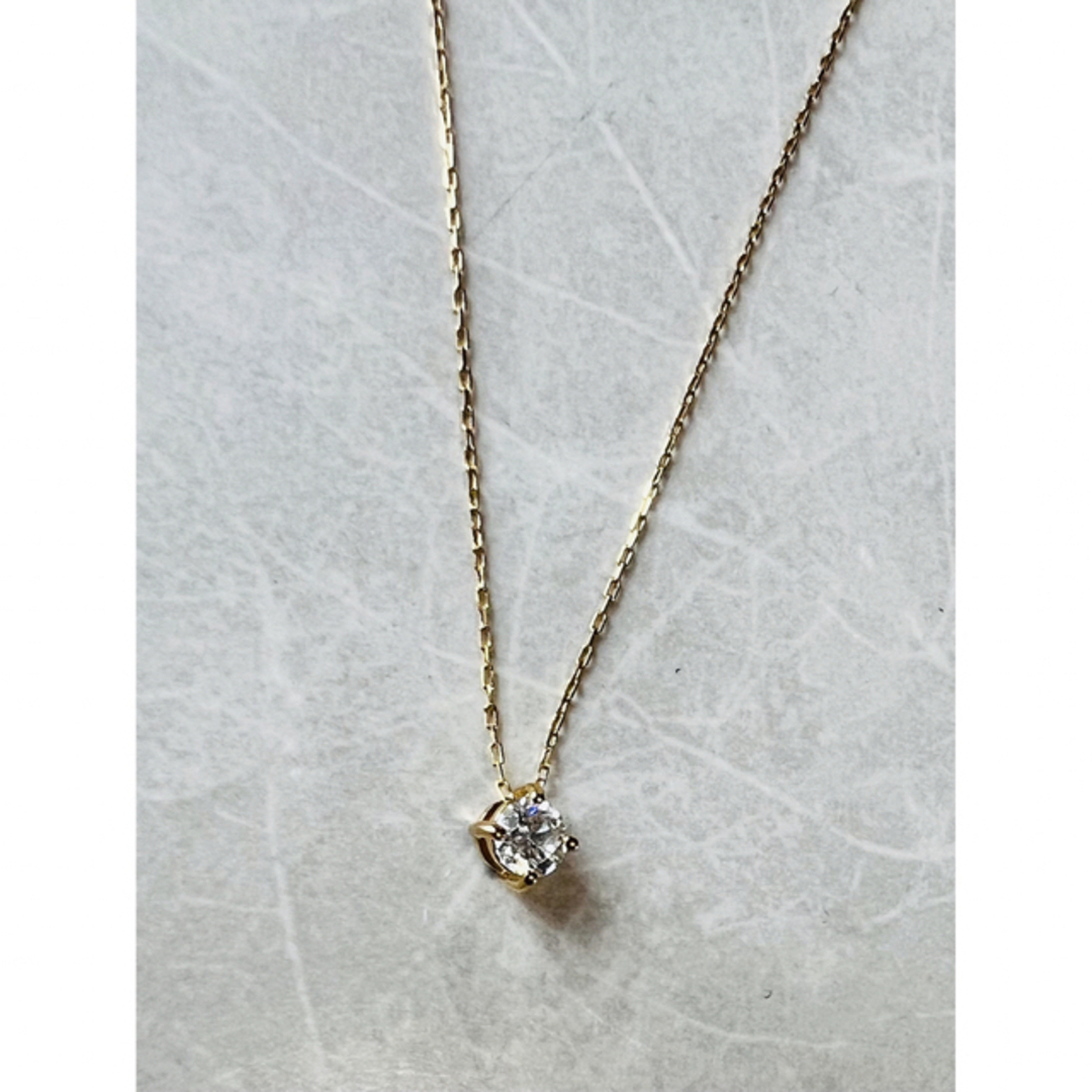 値下げ!!】18K ゴールドネックレス 一粒-
