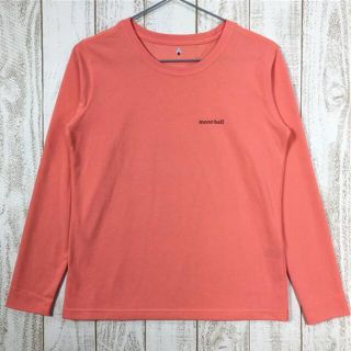 モンベル(mont bell)のWOMENs S  モンベル WIC.ロングスリーブT Tシャツ ロンT MONTBELL 1114113 オレンジ系(その他)