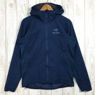 MENs S アークテリクス アトム SL フーディ ATOM SL HOODY コアロフト インサレーション ウィンドシェル ジャケット ARCTERYX 17305 ネイビー系